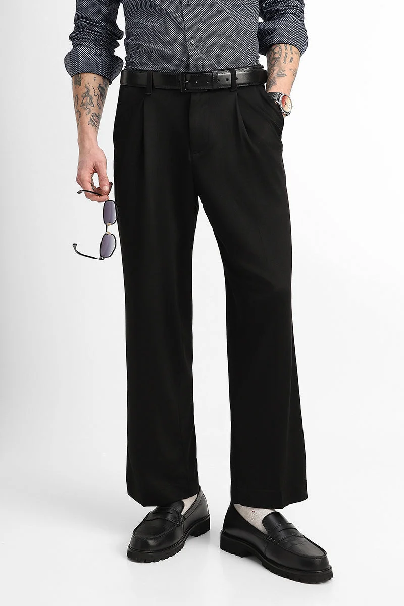 SNITCH Loose Fit Stretch Trousers